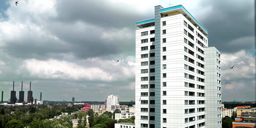 Hochhaus in der Thermometer-Siedlung in Steglitz-Zehelndorf