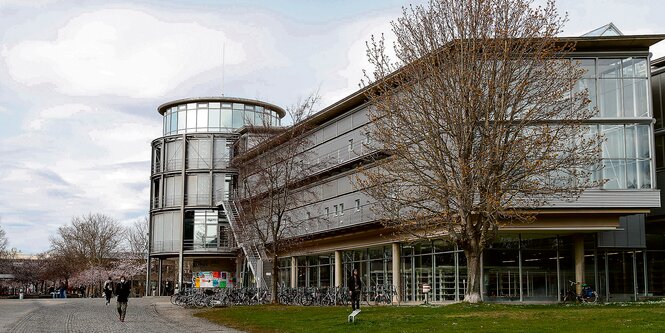 Ein modernes Gebäude der Universität Göttingen.