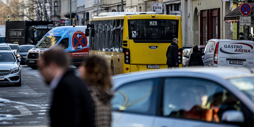 Viel Verkehr in der Oranienstraße