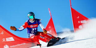 Patrizia Kummer beim Parallelslalom