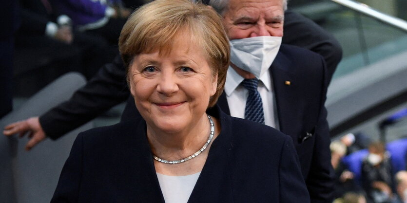 Angela Merkel im Bundestag