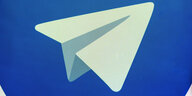 Papierflieger, Logo von Telegram