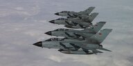 Flugzeuge der Bundeswehr im April 2020 auf dem Rückflug aus dem Irak