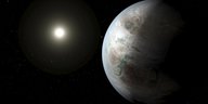 Eine Darstellung von Kepler 452b