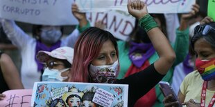 Protest in Lima