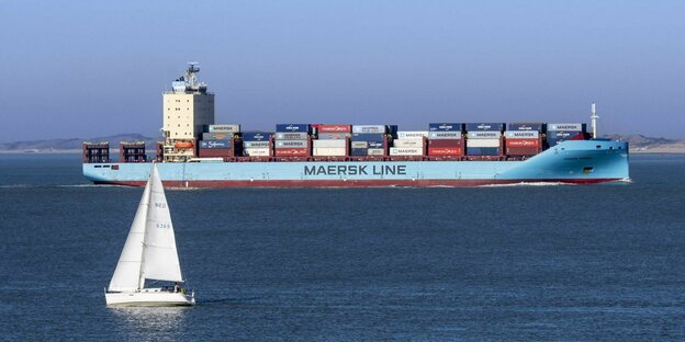 Ein Schiff der dänischen Maersk-Flotte.