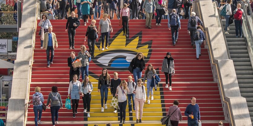 Wimmelbild Buchmesse