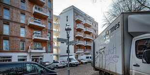 In der Lynarstraße wurden Genossenschaftswohnungen gebaut