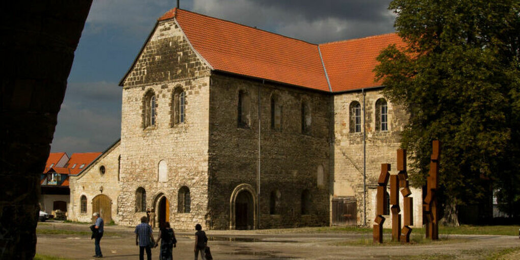 Außenanschicht der Kirche Sankt Burchardi in Halberstadt