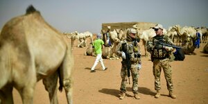 Bundeswehrsoldaten in Mali.