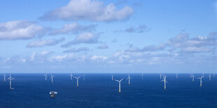 Windräder im Meer