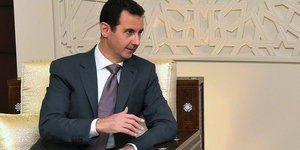 Ein Foto der staatlichen Nachrichtenagentur zeigt Bashar al-Assad im Juli 2015.