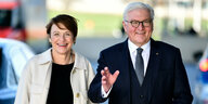 Bundespräsident Frank-Walter Steinmeier und seine Frau Elke Büdenbender