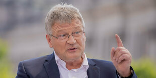 Jörg Meuthen gestikuliert