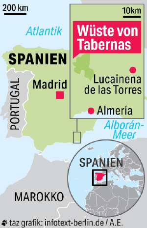 Karte von Spanien mit den Orten aus dem Text Karte von Spanien mit den Orten aus dem Text