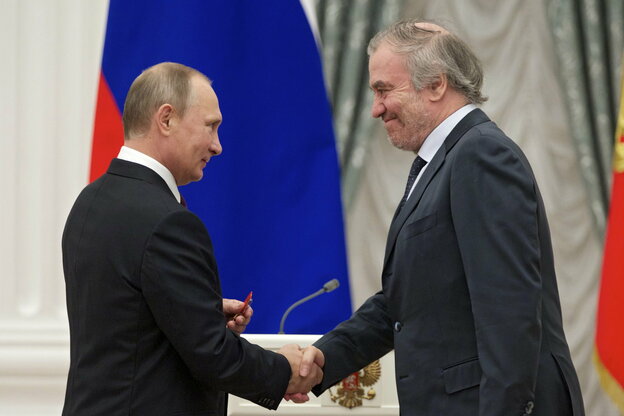 Russlands Präsident Putin und Münchens Chefdiregent Walerie Gergijew