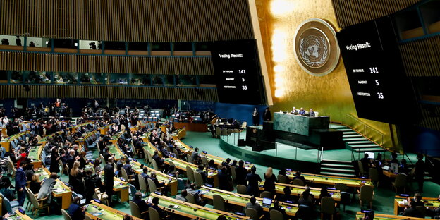 Sitzungssaal der UN-Generalversammlung