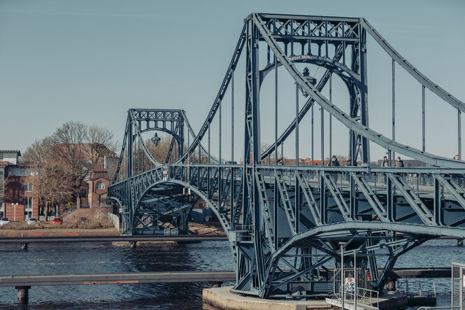 Die Kaiser-Wilhem-Brücke in Wilhelmshaven