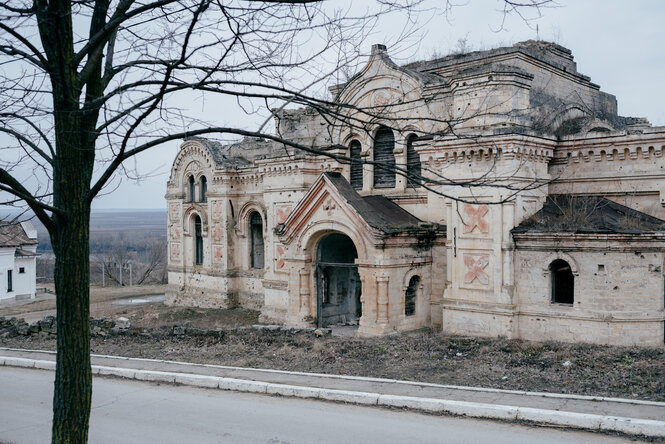 Die Ruine einer ehemaligen Kirche