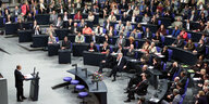 Putin spricht vor dem Deutschen Bundestag