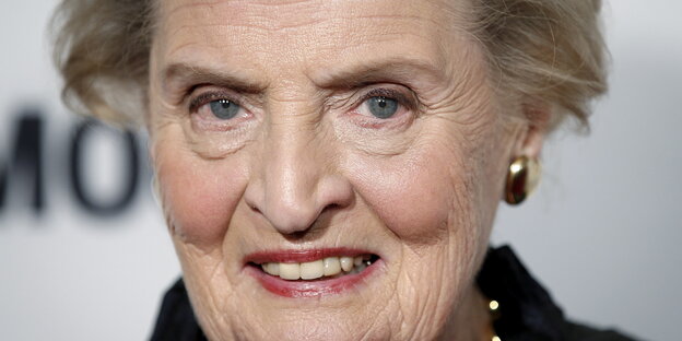 Nahaufnahme Madeleine Albright