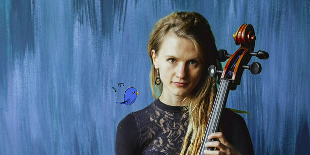 Portrait mit Cello