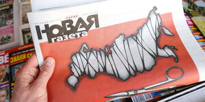 Titelblatt der Novaya Gazeta