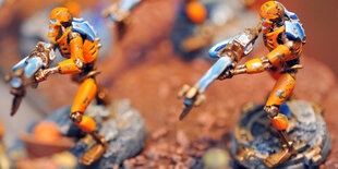 Figuren des Fantasy-Spiels "Warhammer 40.000"