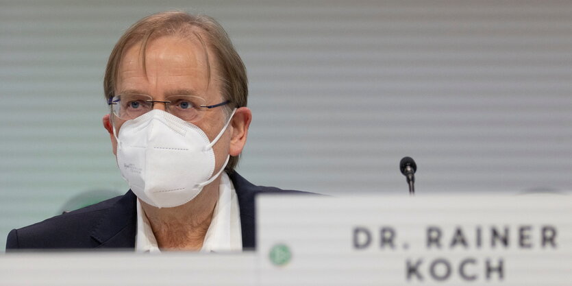 Rainer Koch mit Maske