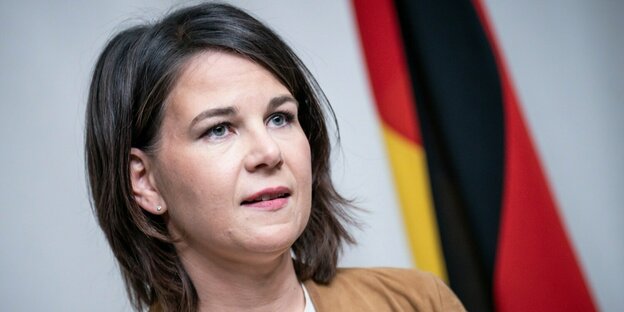Portrait von Annalena baerbock Portrait von Annalena baerbock