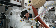 Ein Astronaut in der ISS