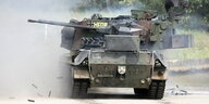 Gepard-Panzer im Grünen