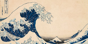"Die große Welle von Kanagawa" von Katsushika Hokusai