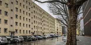 Besetztes Haus in der Habersaatzstraße in Berlin-Mitte