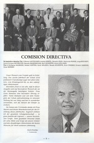 Archivbild zeigt den Vorstand der deutschen Schule in San Carlos de Bariloche Archivbild zeigt den Vorstand der deutschen Schule in San Carlos de Bariloche