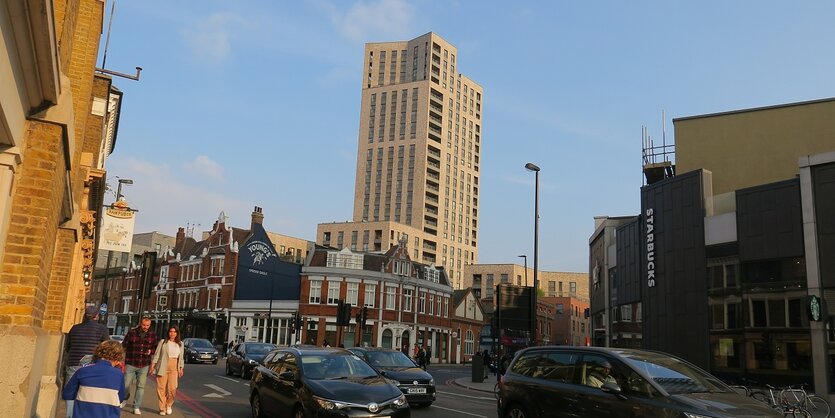 Stadtansicht von Wandsworth, Großbritannien