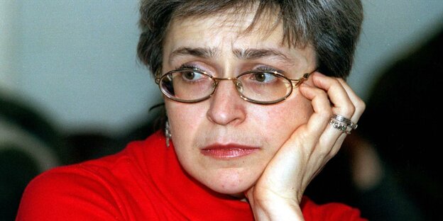 Porträt der Journalistin Anna Politkowskaja