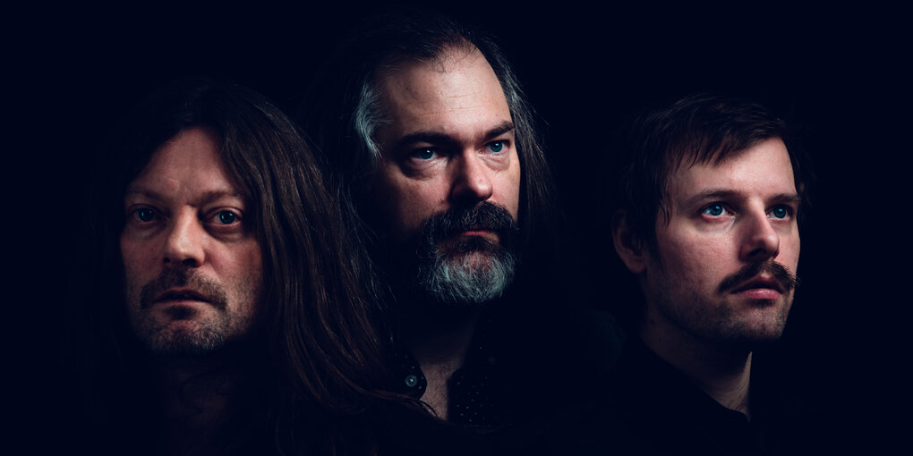 Drei Musiker von Motorpsycho im Porträt