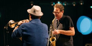 Saxophonist John Zorn in Hamburgs Elbphilharmonie