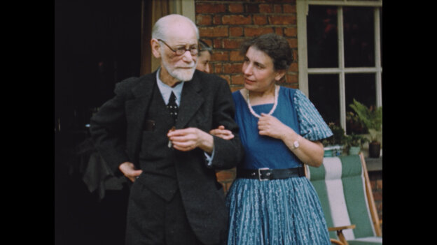 Sigmund Freud und Tochter Anna 1939