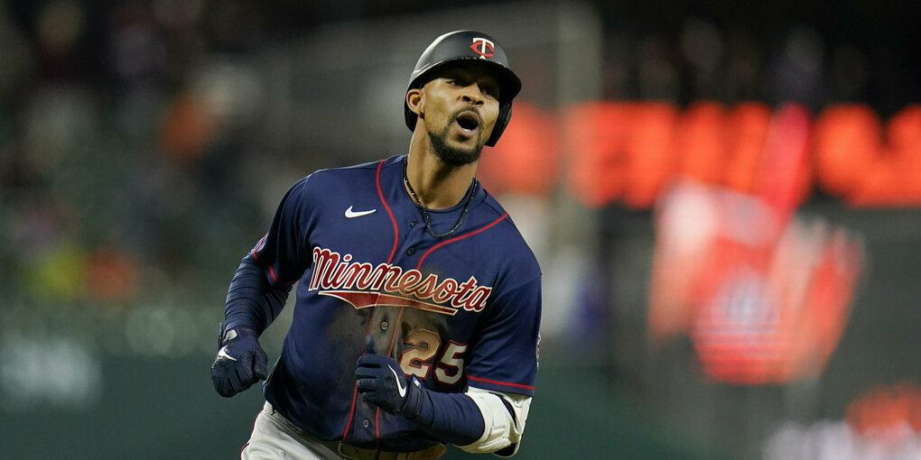 Baseballprofi Byron Buxton rennt