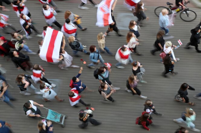 Demonstration in Minsk