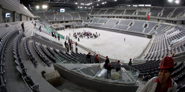 Eishockey-Stadion in Peking