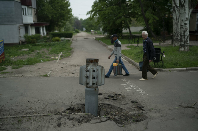 Raketeneinschlag in der Region Luhansk