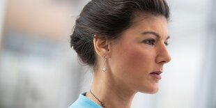 Portrait von Sahra Wagenknecht