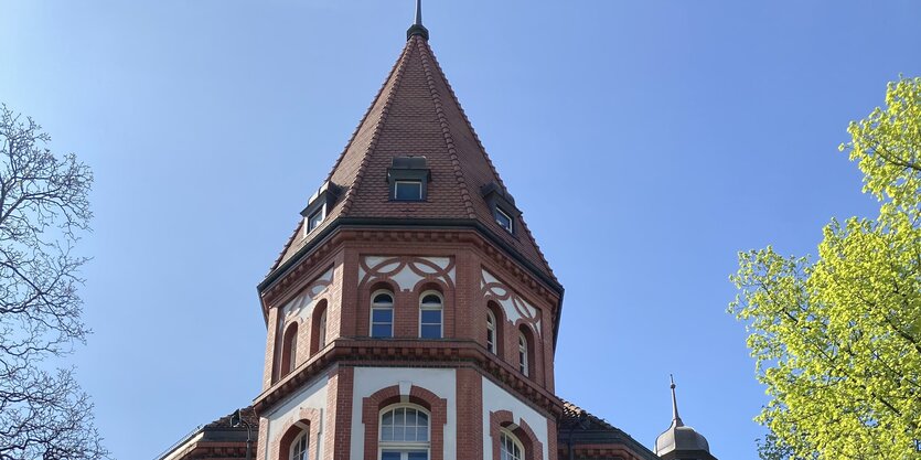 Ein Erker der Forschungsstelle für Zeitgeschichte in Hamburg.