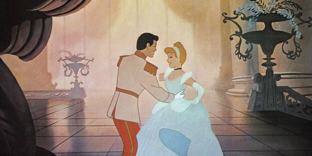Szene aus dem Zeichentrickfilm Cinderella.