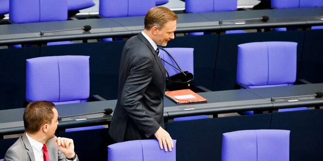 Christian Lindner im Bundestag