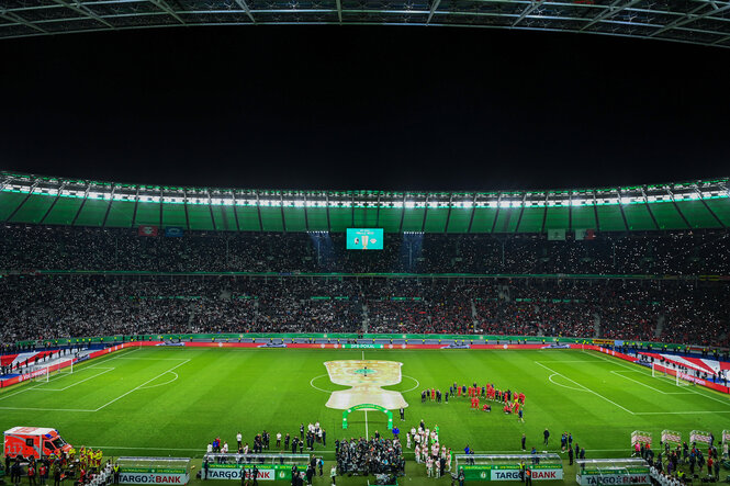 Blick aufs Olympiastadion