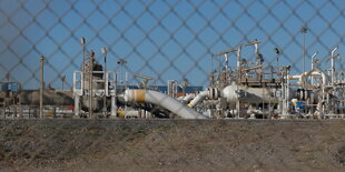 Eine industrielle Anlage in Almeria